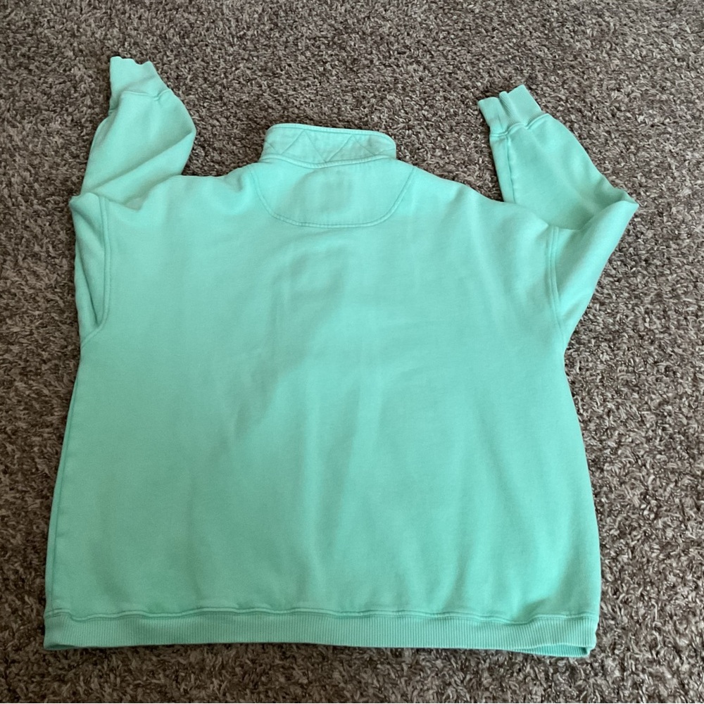 Aerie Mint Green Sweatshirt 1/4 Snap - Picture 4 of 4